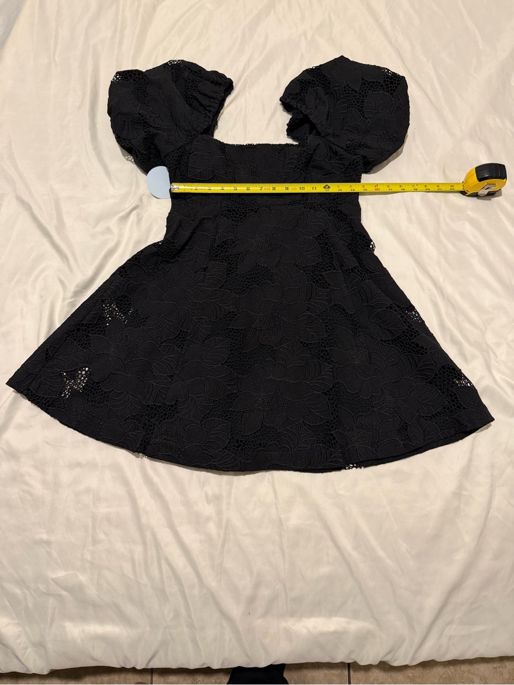 Hill House Black Lace Mini Dress, NWT, SZ Meduim - Picture 14 of 16